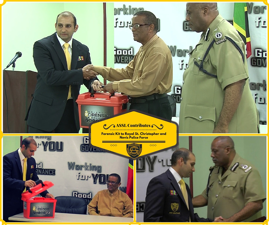 ASSL contributes forensic kit to St Kitts & Nevis Police Force