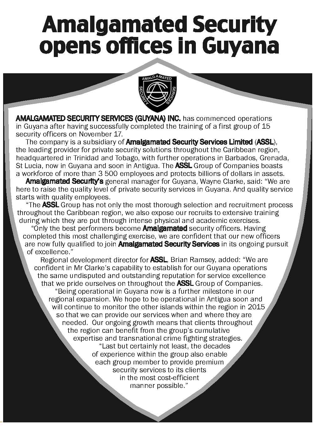 ASSLGuyanaOpens