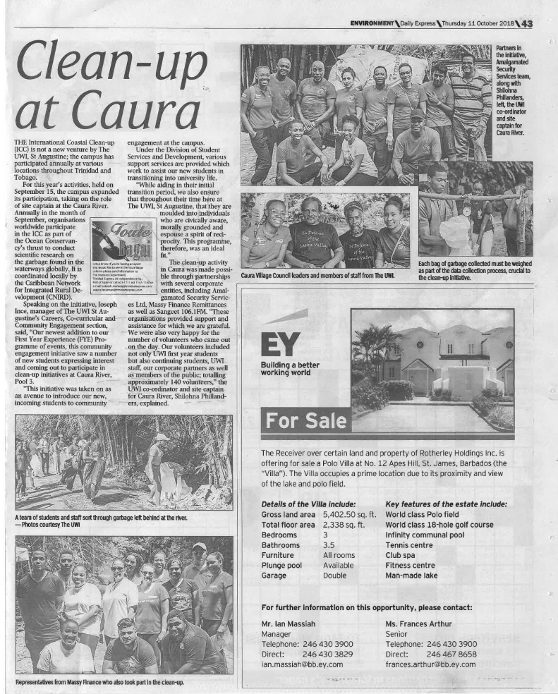Clean-up at Caura 2018-10-11_001